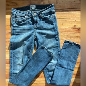 Medium-wash Paige Brand Skinny Jeans